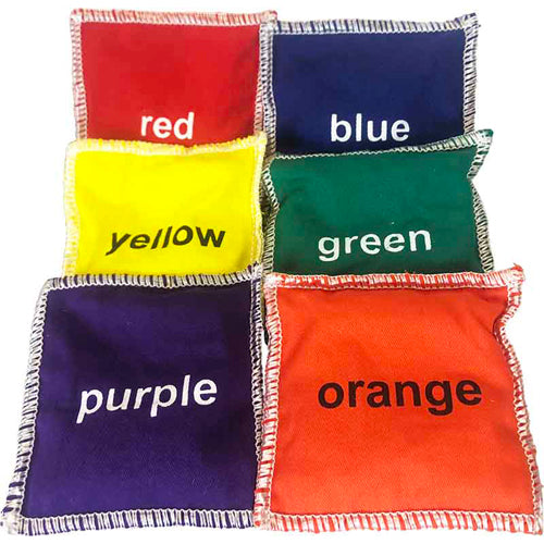 Alliance Colours Cotton Bean Bags Set (Set of 6)