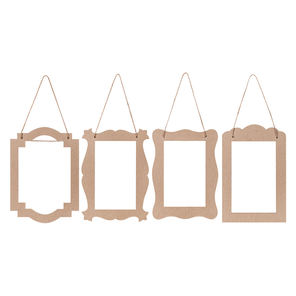 Paper Mache Hanging Frames 12pk
