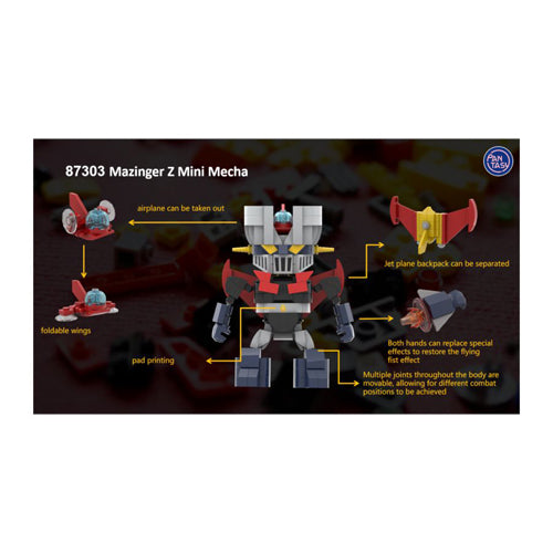 Mazinger Z Mazinger Z Mini Mecha Construction Set (248 pc)