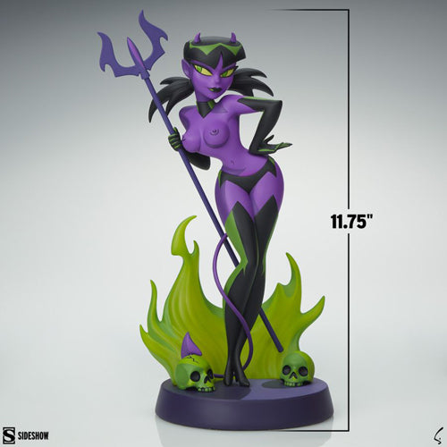 Shane Glines Devil Girl (Purple & Green) Statue