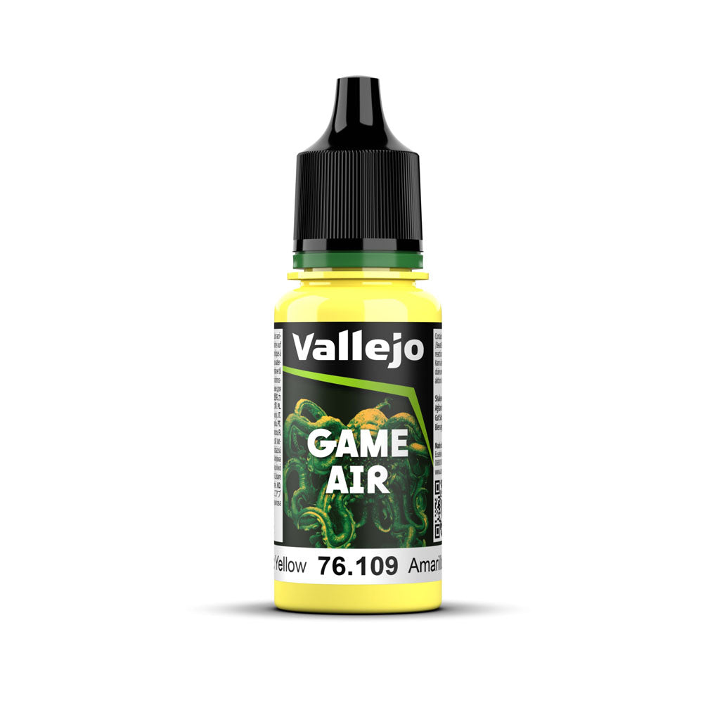 Vallejoゲームエアアクリルペイント18ml(黄色)