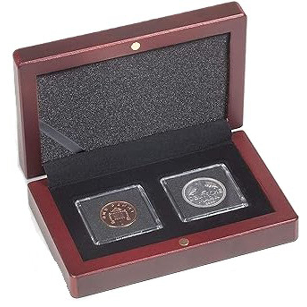 leuchtturm正方形のVolterra Coin Box(黒)