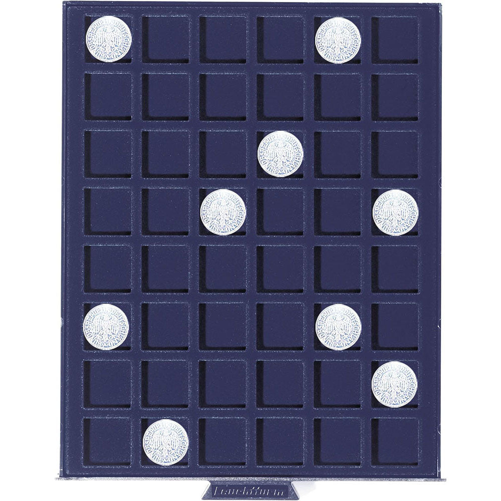 leuchtturm正方形のスマートコインボックス(青)