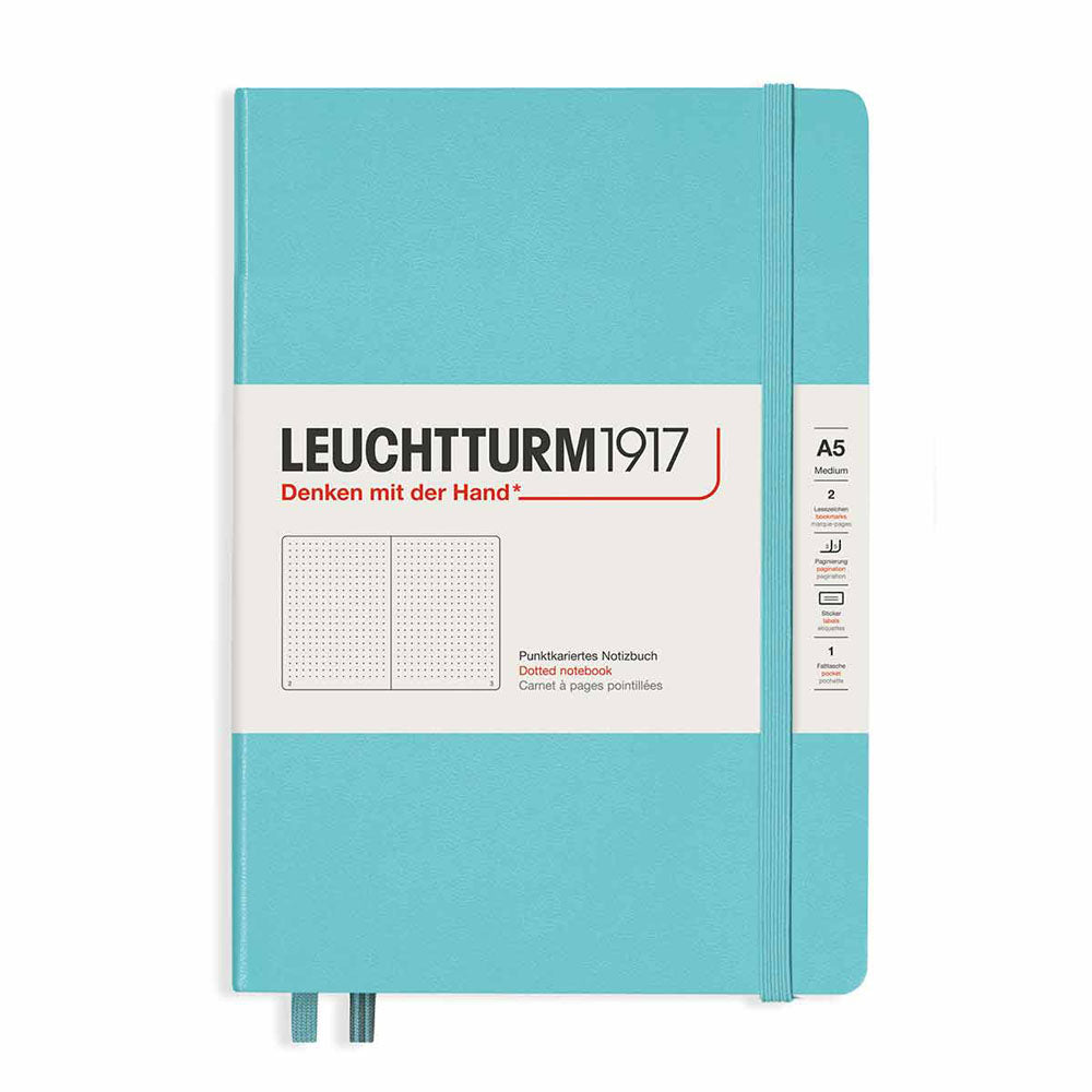Leuchtturmハードカバー点線ノートブックA5(青)