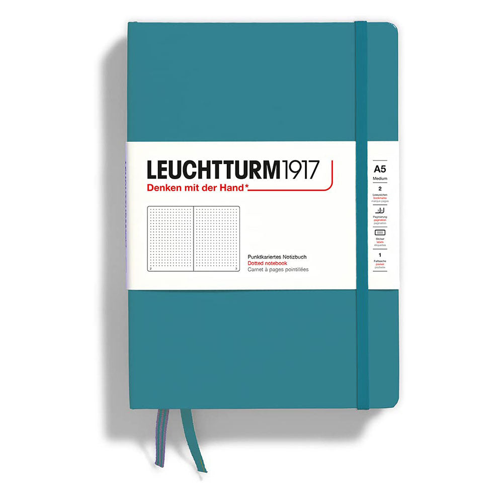 Leuchtturmハードカバー点線ノートブックA5(青)