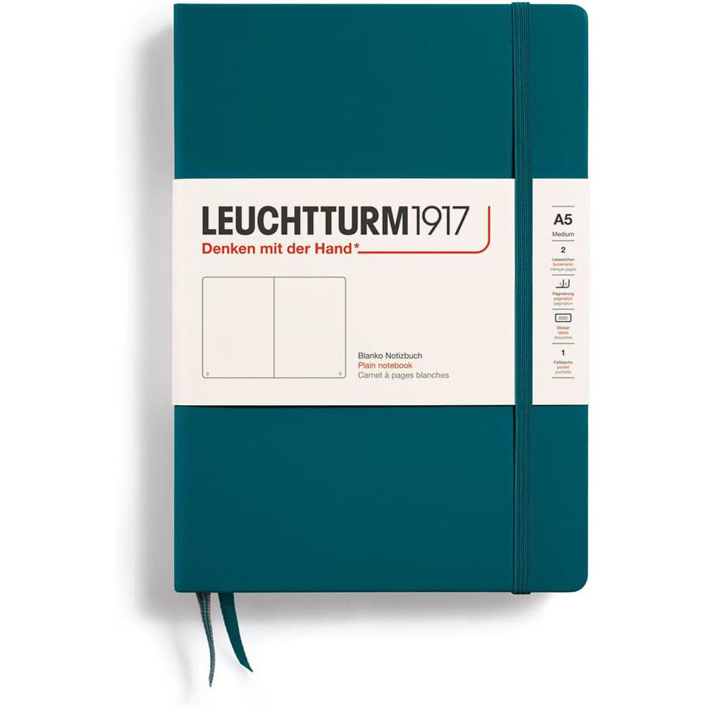 Leuchtturm Hardcover Plain Notebook A5(緑)