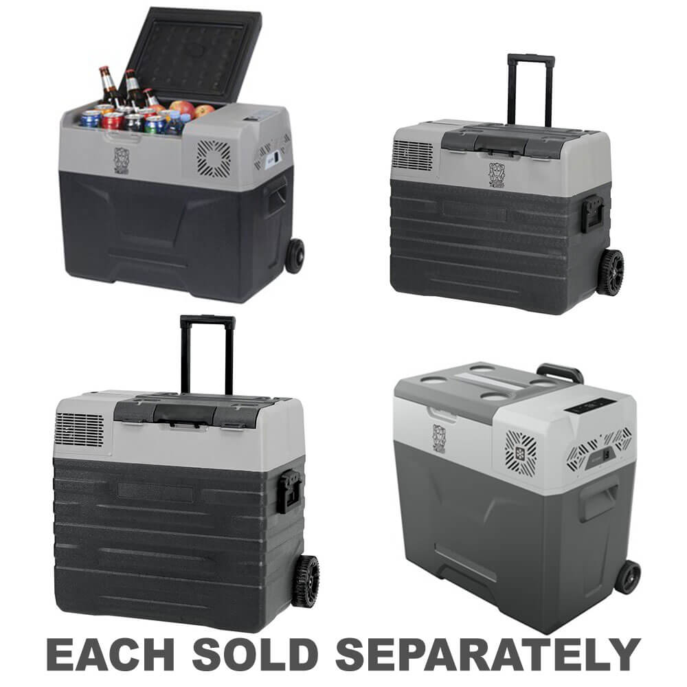 Portable Fridge DC/AC with Handle and Wheels