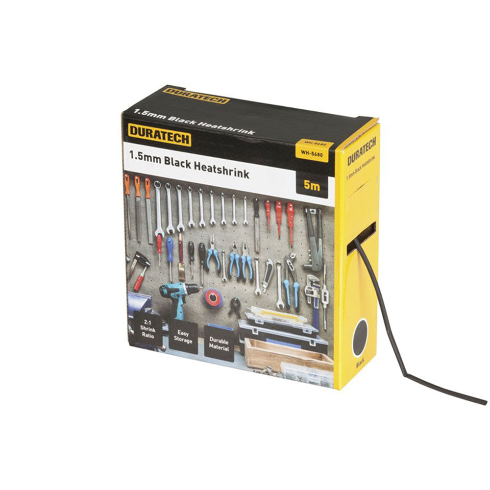 2:1 Heatshrinkチューブ5m(黒)