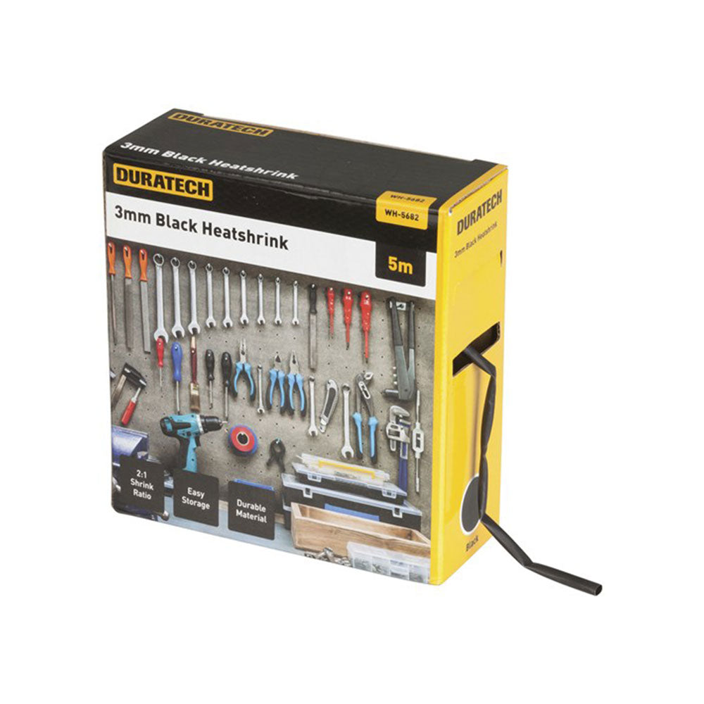 2:1 Heatshrinkチューブ5m(黒)