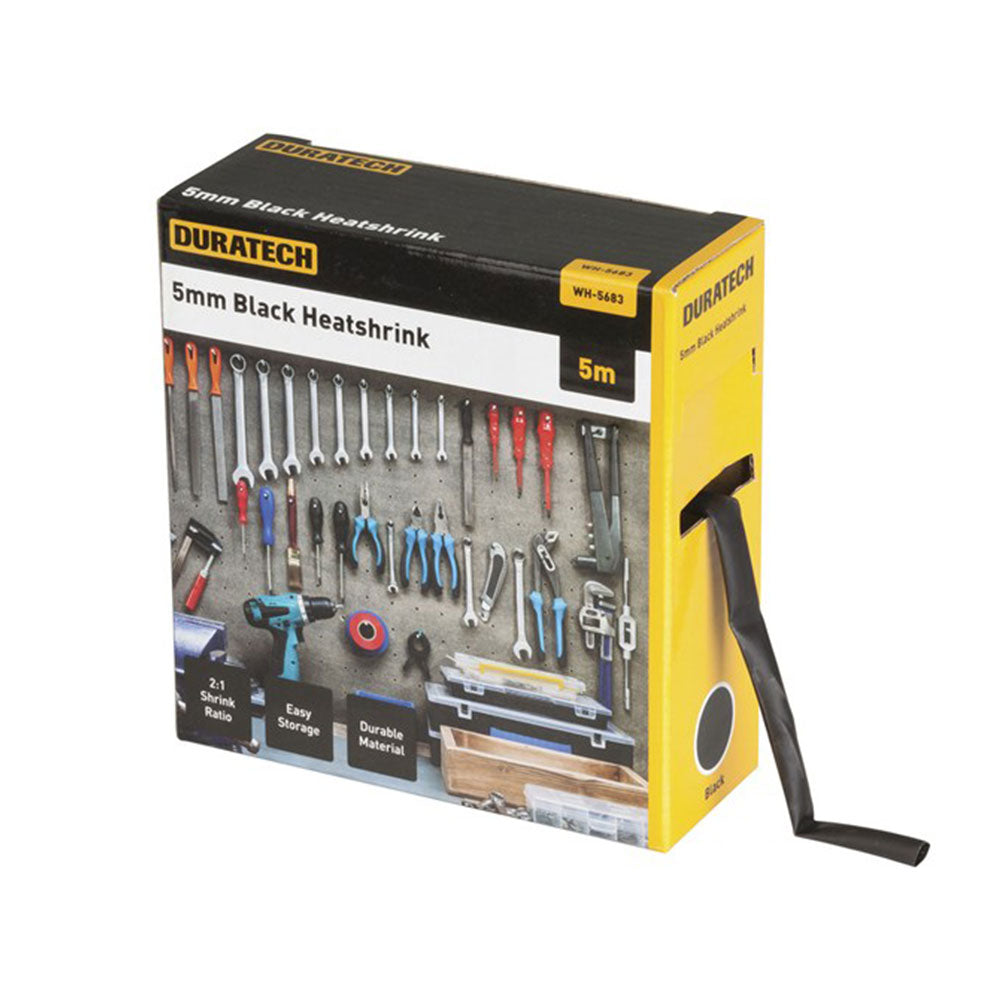 2:1 Heatshrinkチューブ5m(黒)