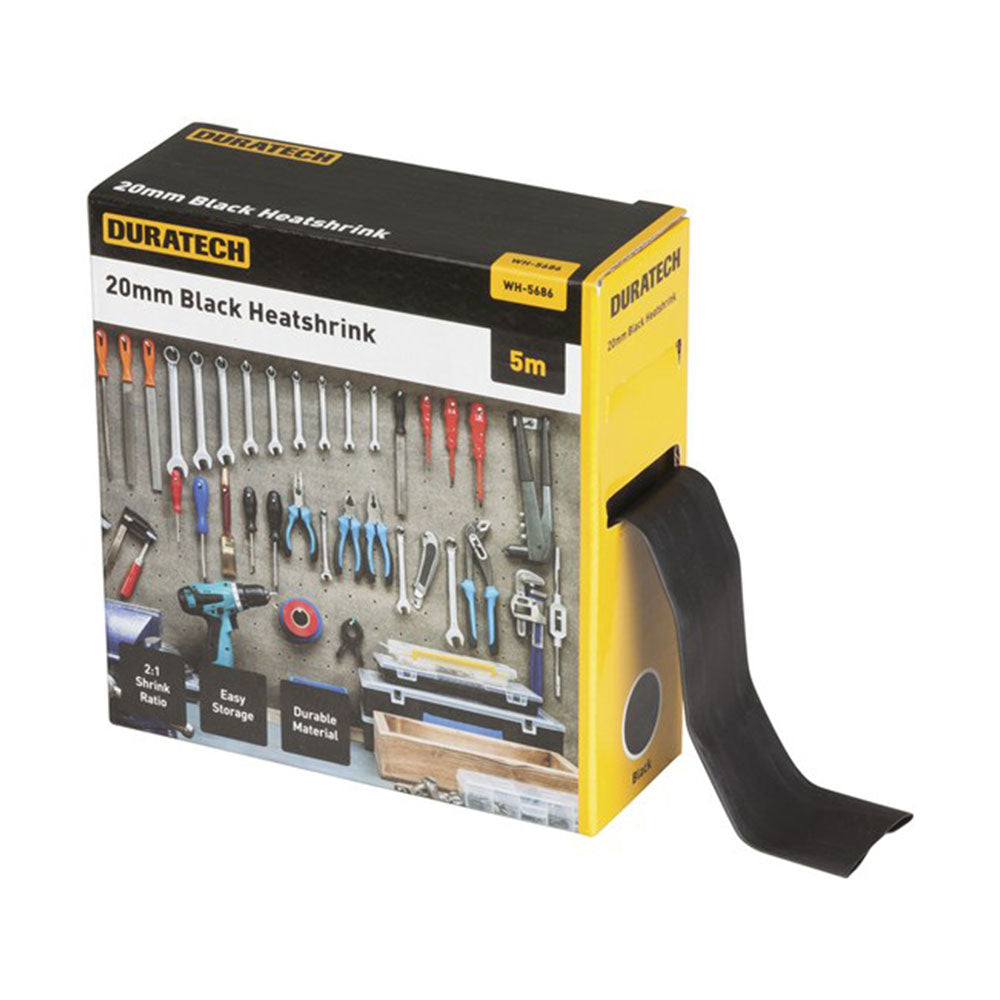 2:1 Heatshrinkチューブ5m(黒)
