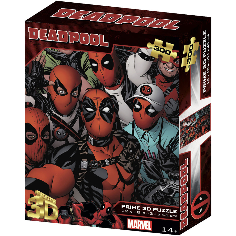 Prime3D Marvel Deadpool 300-Piece 3D Puzzle