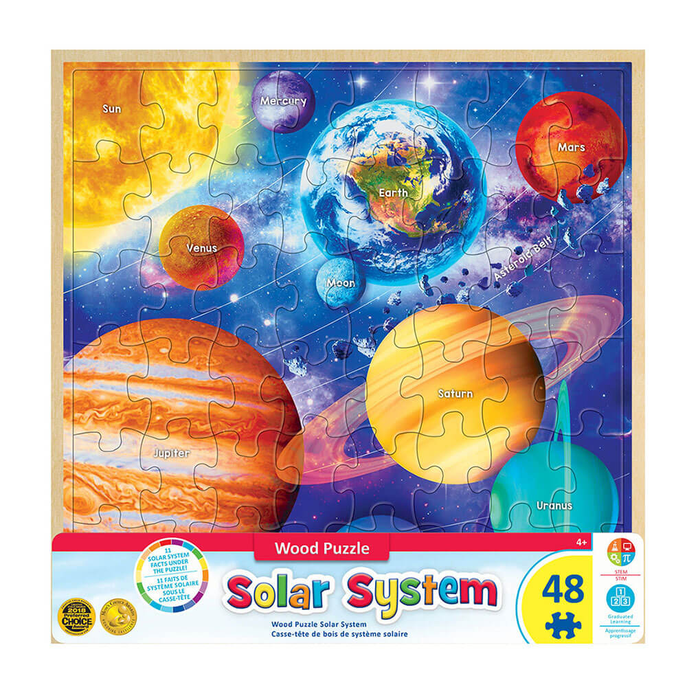 MP Wood Fun Facts Puzzle(48 PCS)