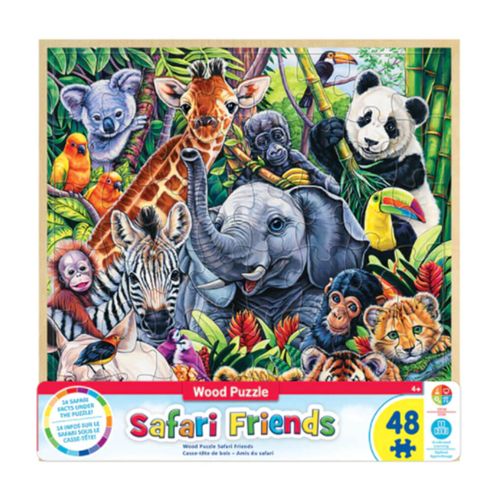 MP Wood Fun Facts Puzzle(48 PCS)