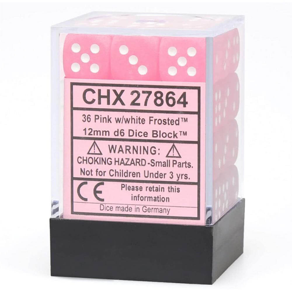 D6サイコロフロスト12mm(36個のサイコロ)