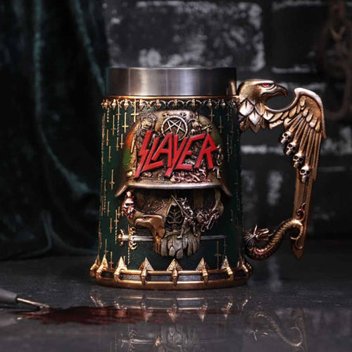 Slayer Eagle Helmet Skull Logo Tankard