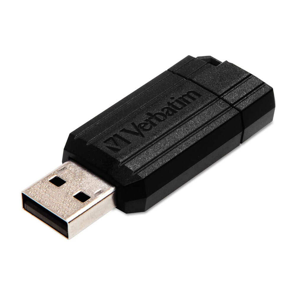 Verbatim Store'n'go 'Pinstripe USB Drive(黒)