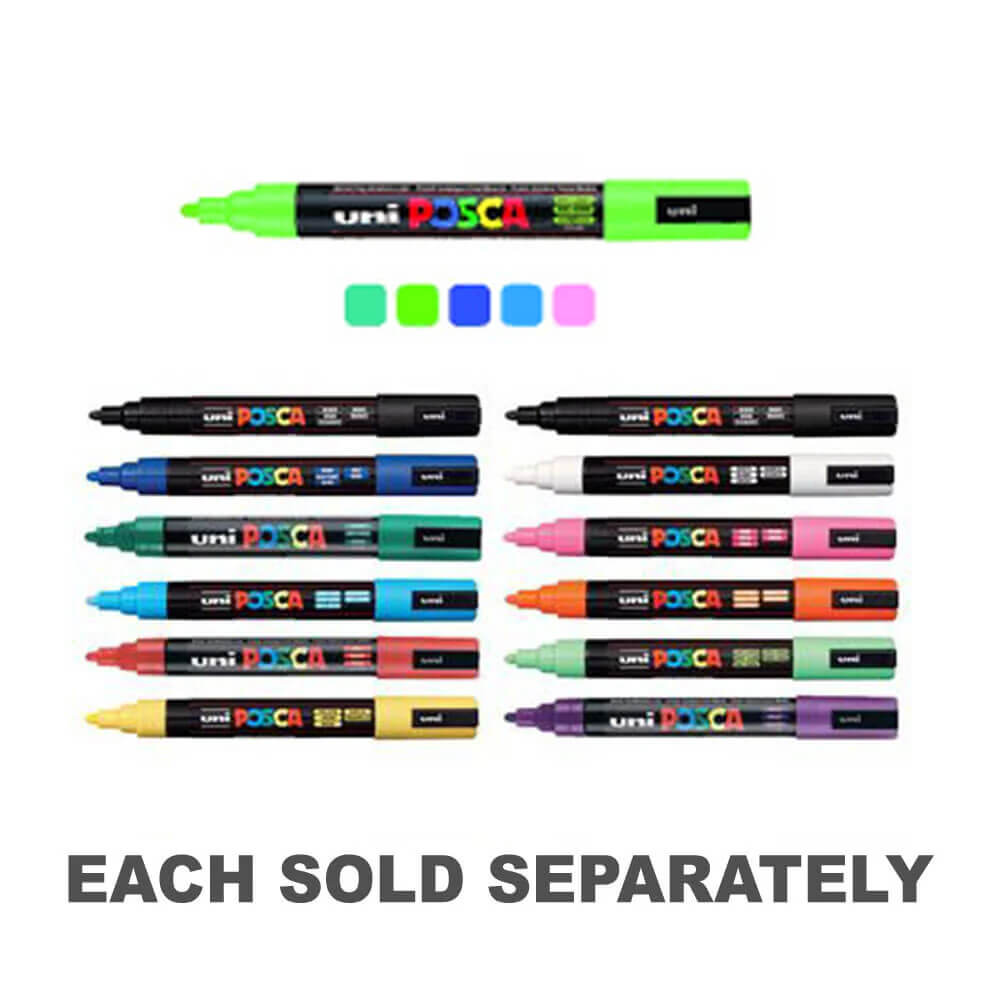 Uni Posca Bullet Tip Markers(12pk)