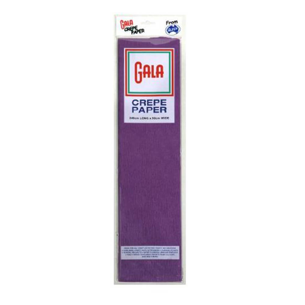 Gala Crepe Paper 12 Pack (240x50cm)