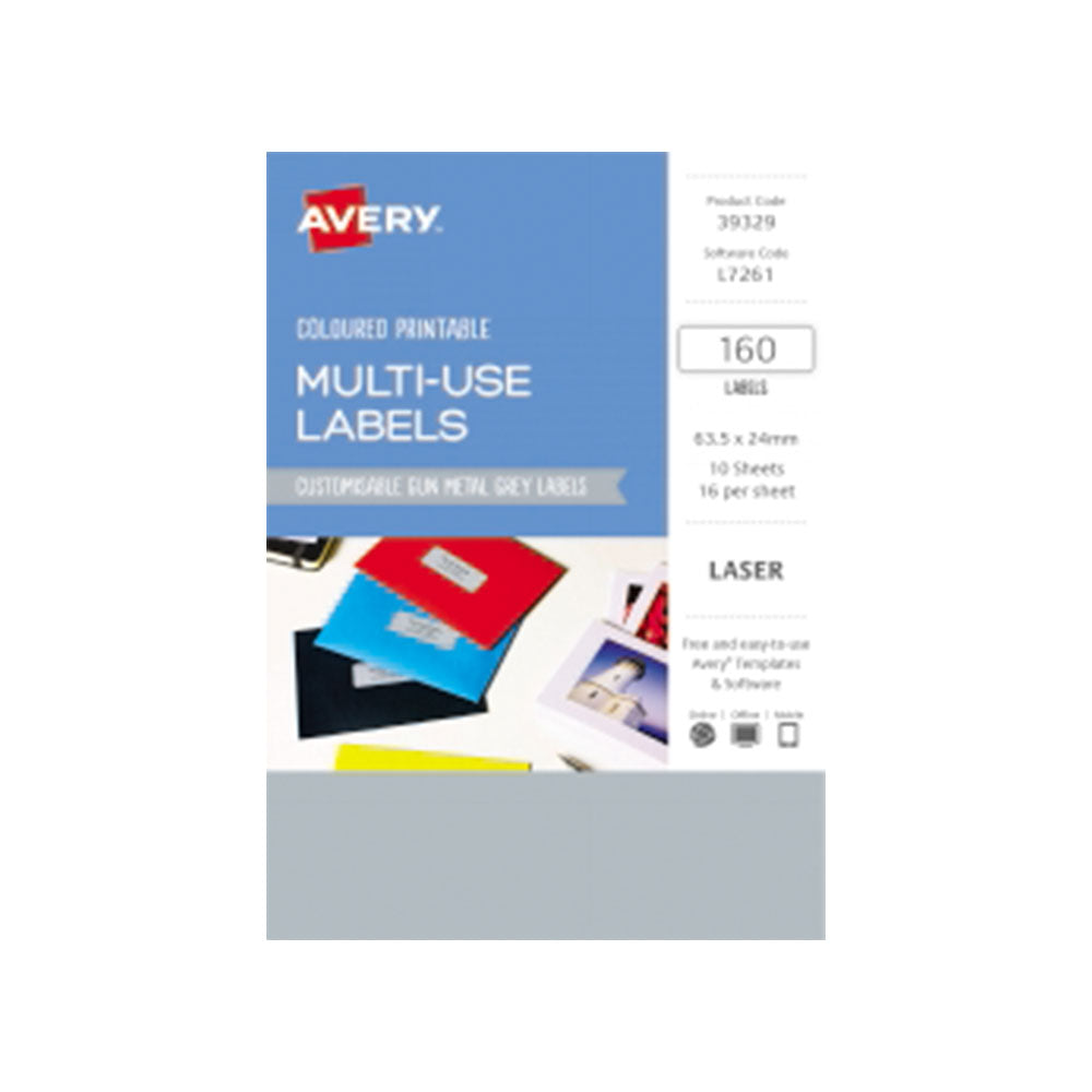 エイブリー長方形レーザーラベル160pcs(64x24mm)