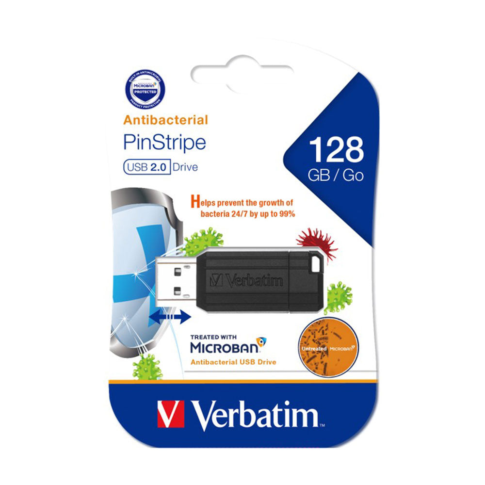 Verbatim Store n Go Microban 2.0 USB Drive(黒)
