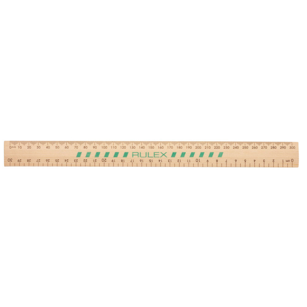 Celco Rulex Wooden Ruler 30cm(磨かれていない)