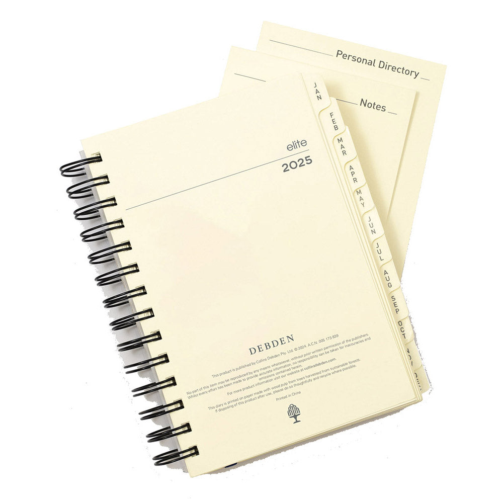 Debden Elite Compact 2025 Diary Refill(190x127mm)
