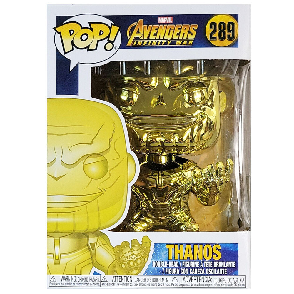 Avengers 3 Infinity War Sonos Yellow Chrome US Pop!ビニール