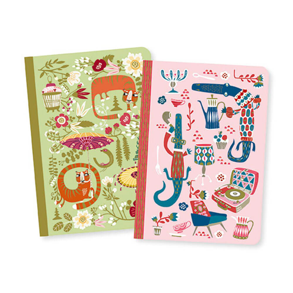 Djeco Little Notebooks(2のセット)