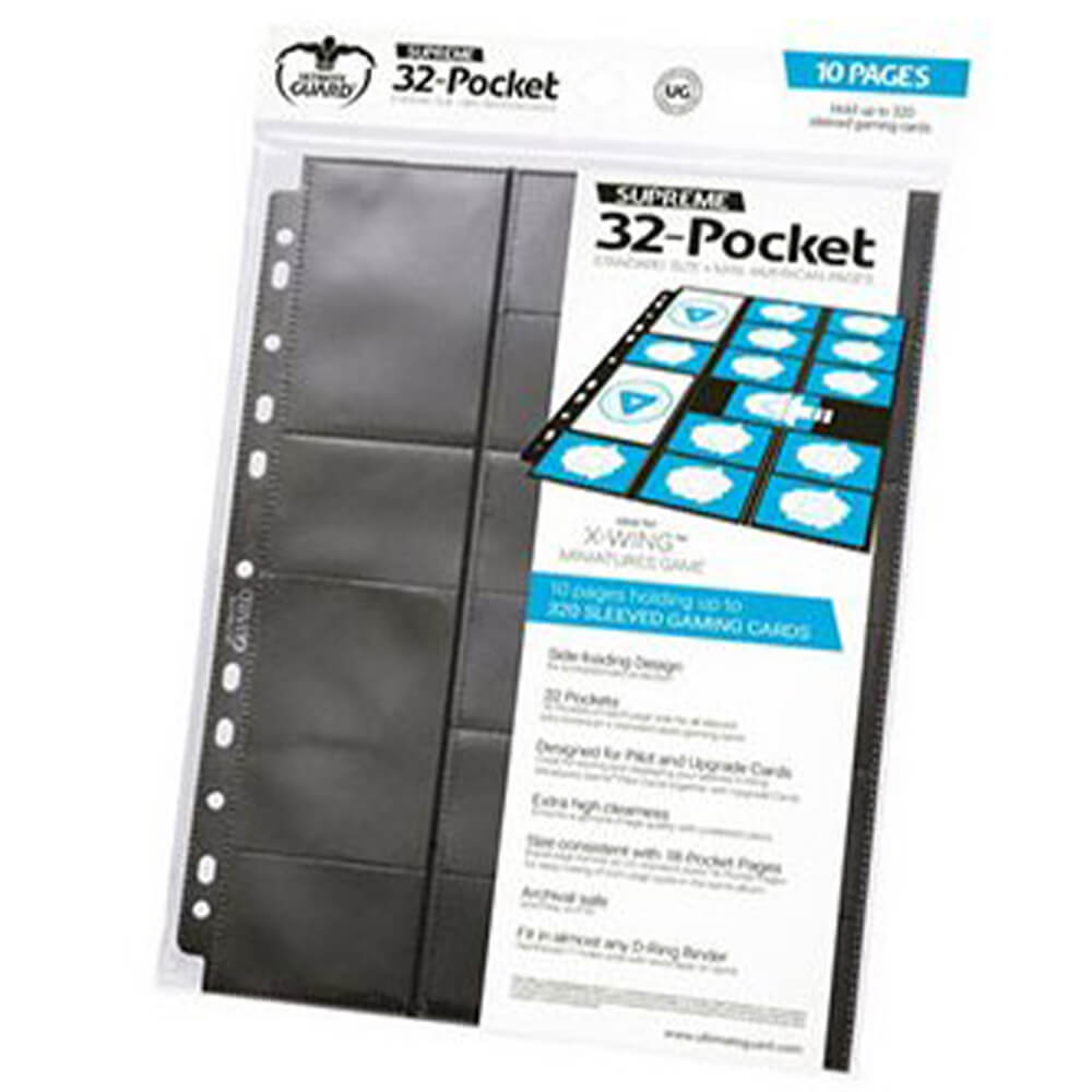 Ultimate Guard Black Mini American 10er-Pack