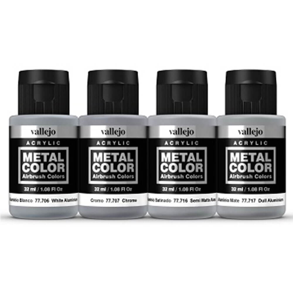 Vallejo Metal Color 4-teiliges Acrylfarben-Set