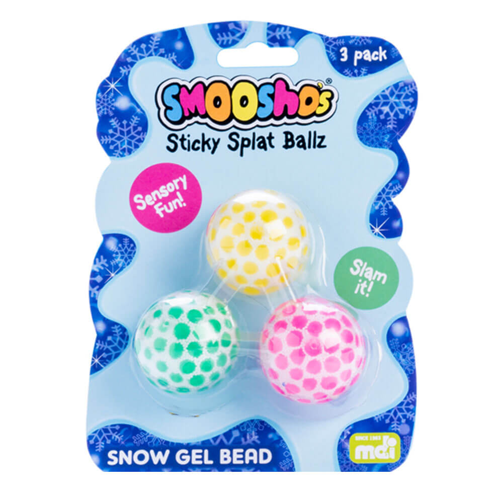 Smooshoの粘着性のスプラットBallz(3のセット)