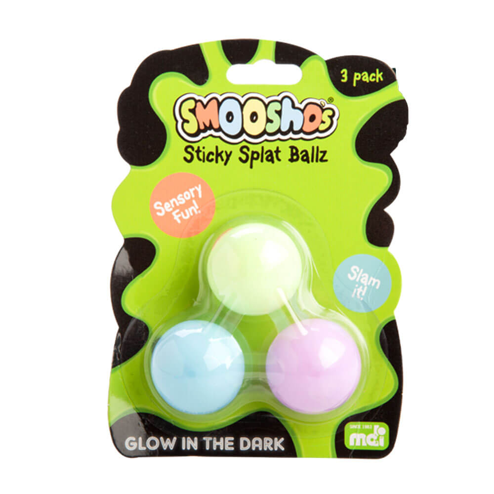 Smooshoの粘着性のスプラットBallz(3のセット)