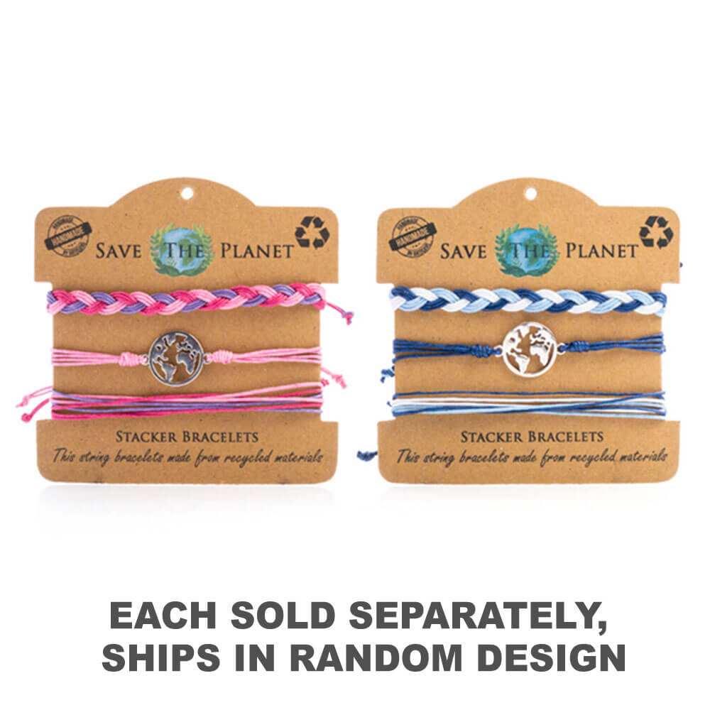 手作りのスタッカーブレスレット(3のセット)