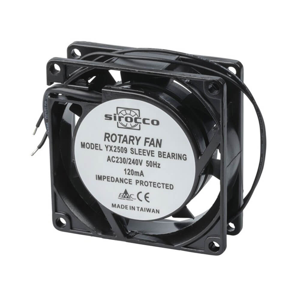 薄いファン(240VAC)をベアリングするシロッコスリーブ