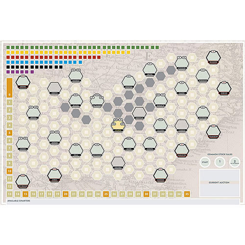 Gulf, Mobile and Ohio Board Game