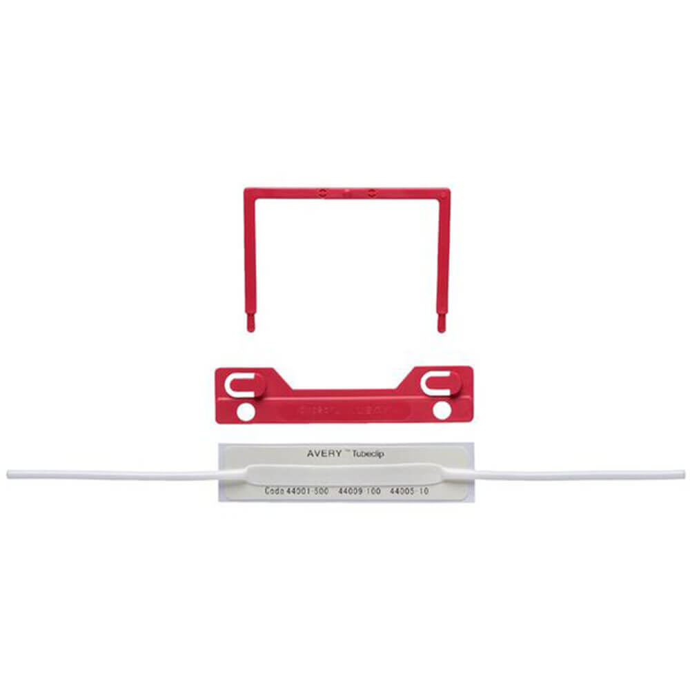 エイブリーチューブクリップファイルファスナー(100pk)