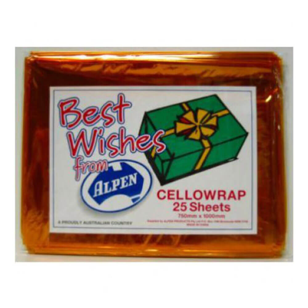 Alpen Cellowrap 75x100cm(25pk)