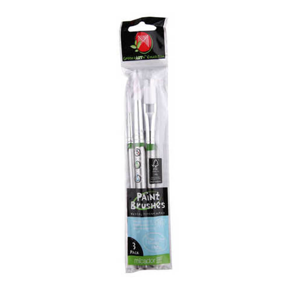 Micador Talkon Achieverシリーズペイントブラシ(3pk)