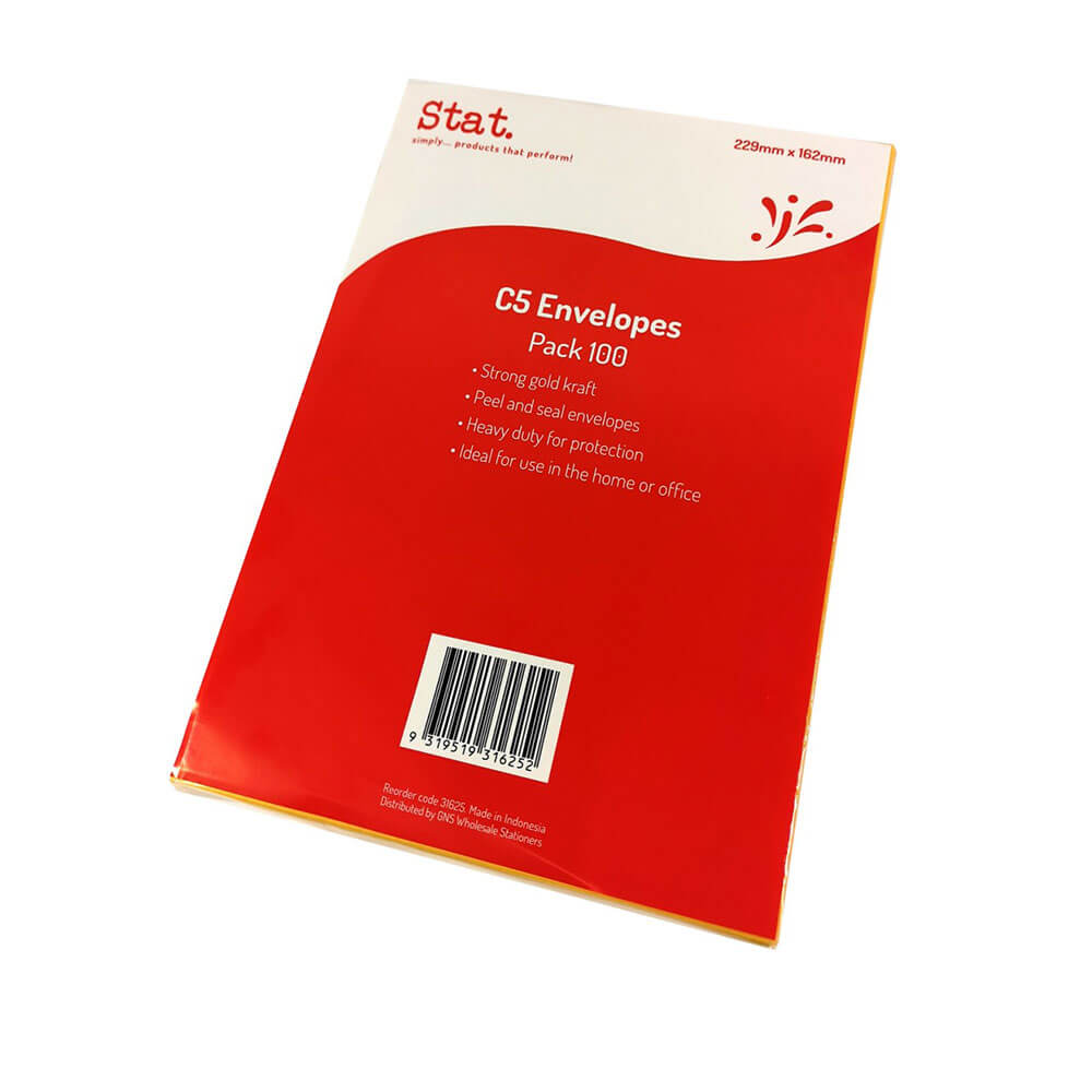 Stat Kraft Peel&Seal Envelope(100pk)