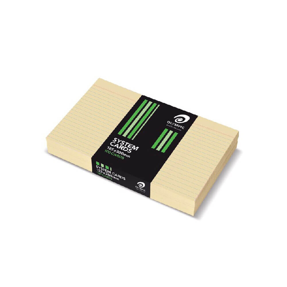 オリンピックはシステムカード(100pk)8x5を支配しました