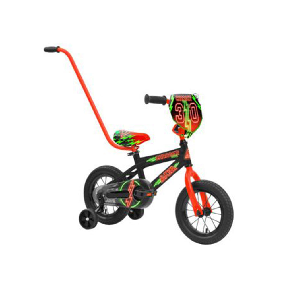 Avoca Neon BMX -cykel med förälderhandtag 30 cm