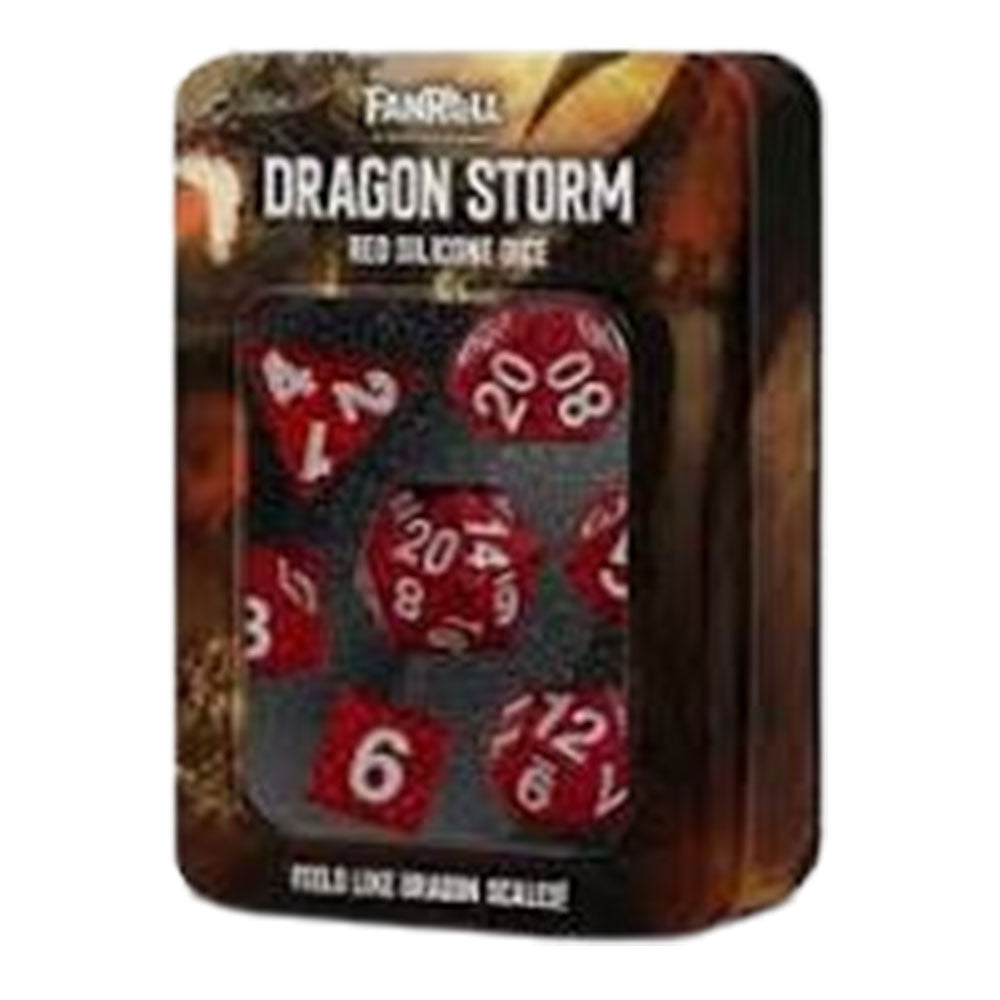  MDG Dragon Storm Scale Silikonwürfel-Set 16 mm