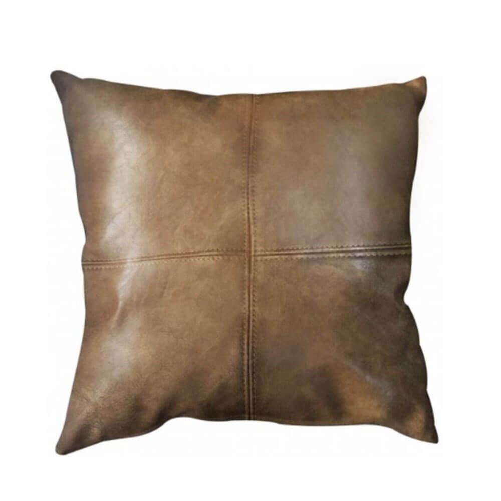 Bangalow Square Cushion avec cuir PU de remplissage (50x50 cm)