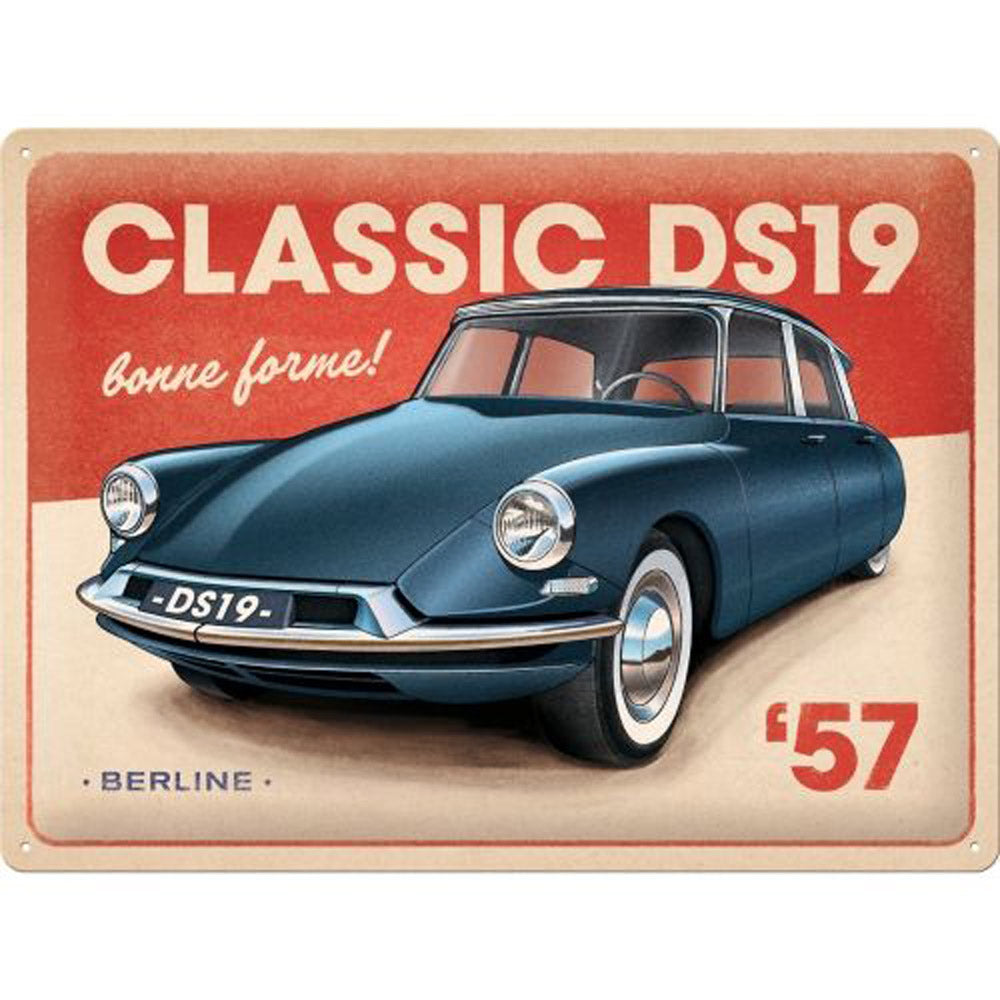 Nostalgic-Art Classic DS19 Berline Large Sign (30x40cm)