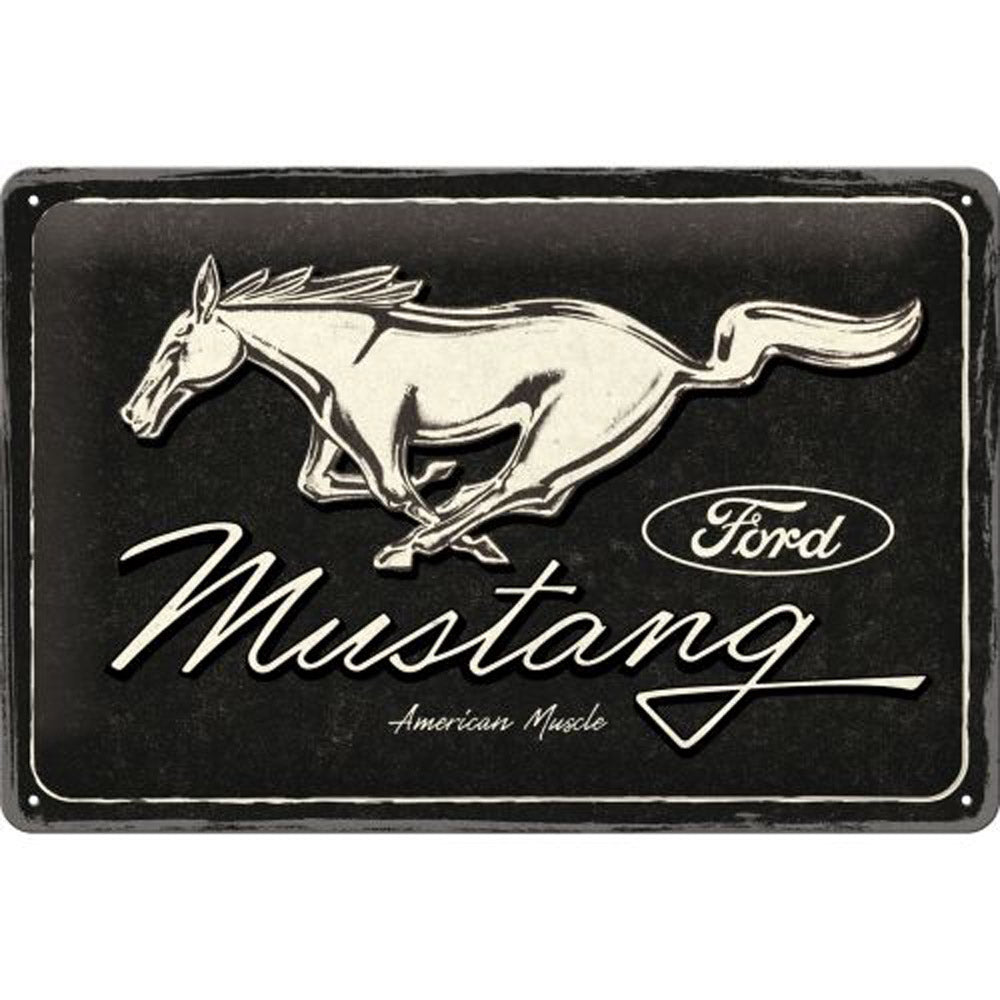 Nostalgic-Art Ford Mustang Sign (Medium)