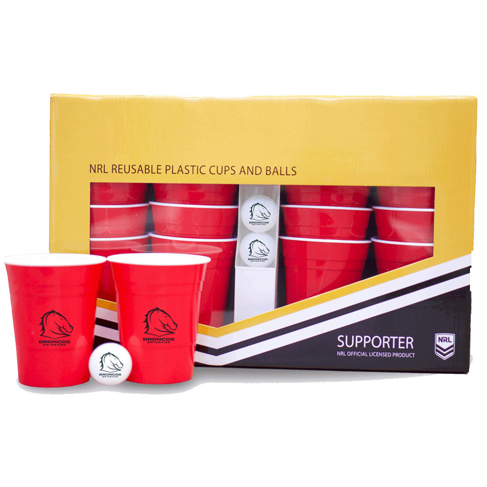 NRL Reusable Beer Pong Set