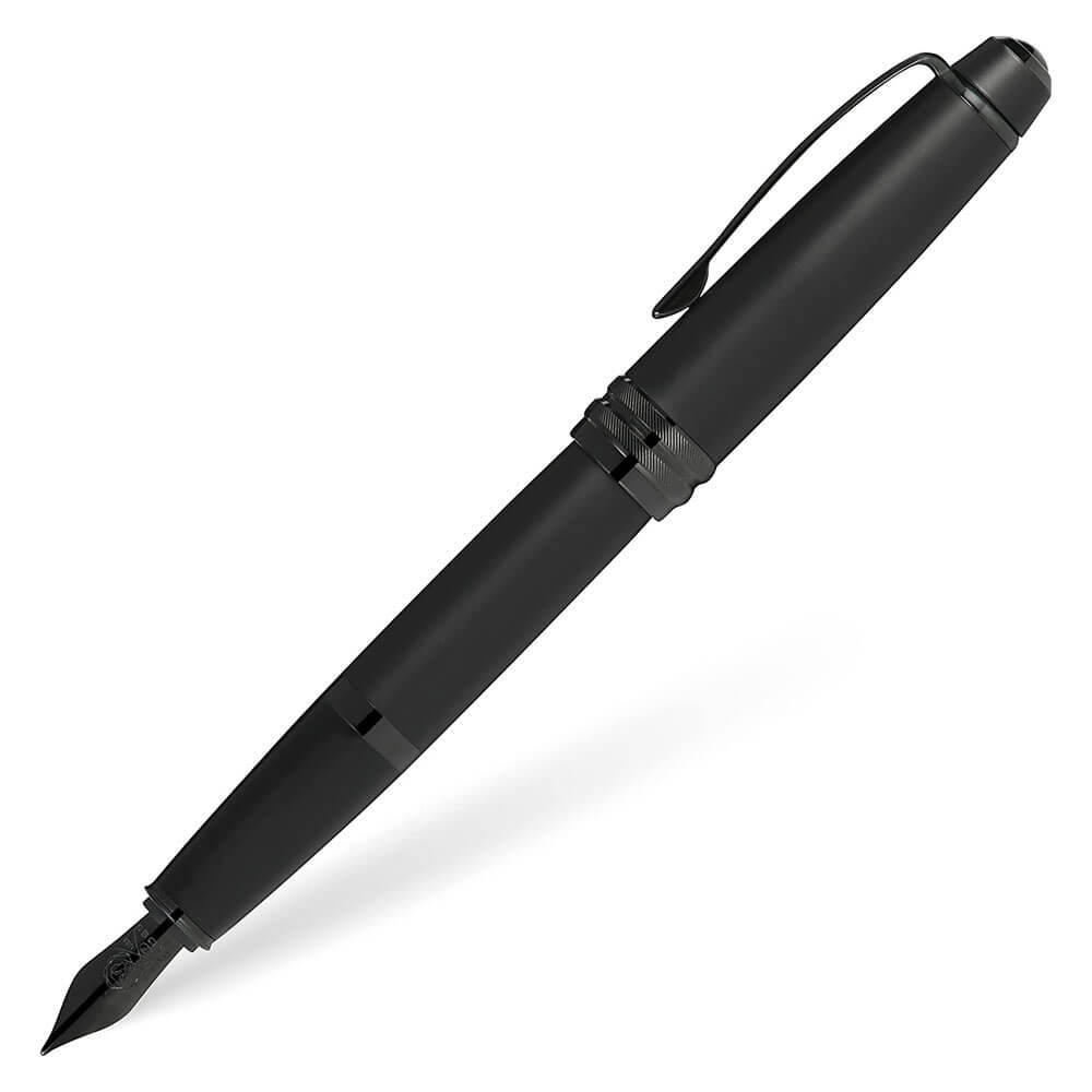 Cross Bailey Fountain Pen con pennino nero (nero opaco)