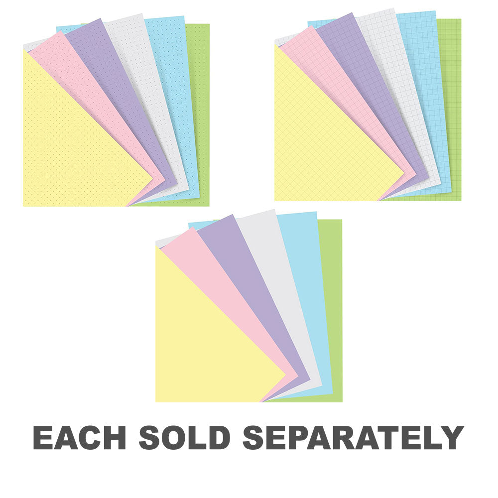 Filofax Pastel Pocket Journal Refill 60pk