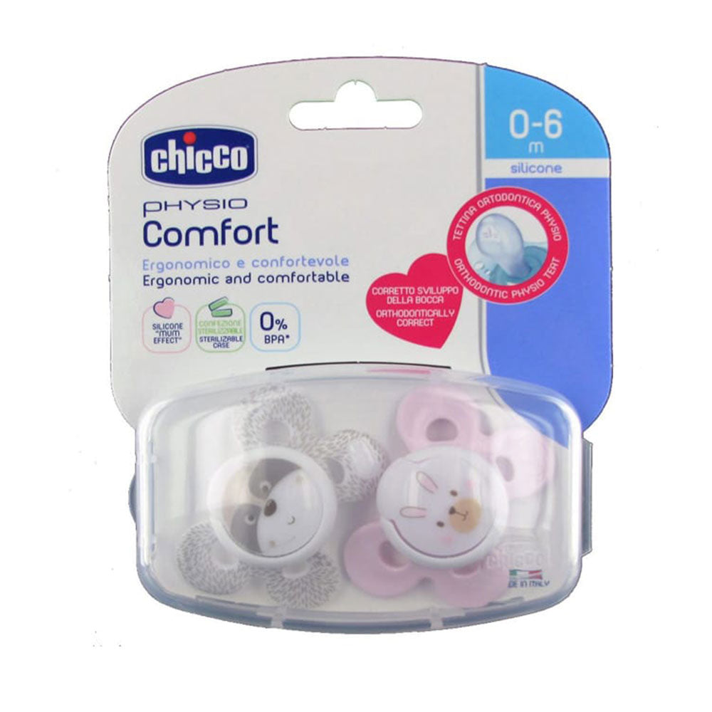 PACCHIRE SILICONE COMFIUO COMFIUO COMPORTO 2PK (0-6MOS)